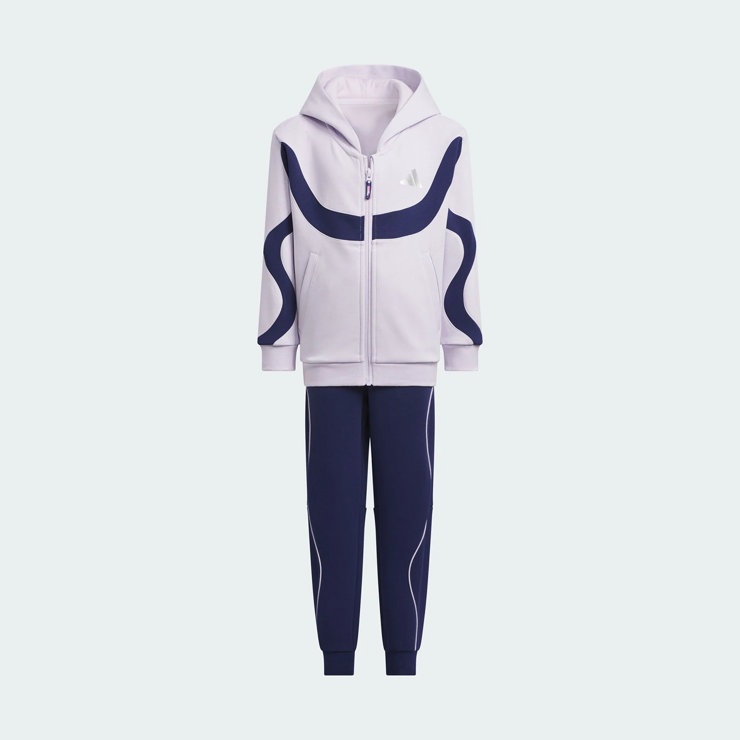 Фото Оригинальный осенне-зимний детский спортивный комплект Adidas JM5846 для активного отдыха. №1