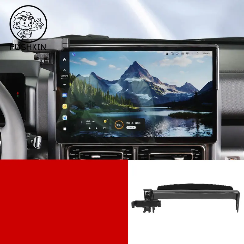 Для HAVAL H9 MKII 2024 2025 2026Смобильный Стайлинг Держатель для мобильного телефона Крепление для вентиляционного отверстия Гравитационный кронштейн Подставка Автомодифицированные аксессуары