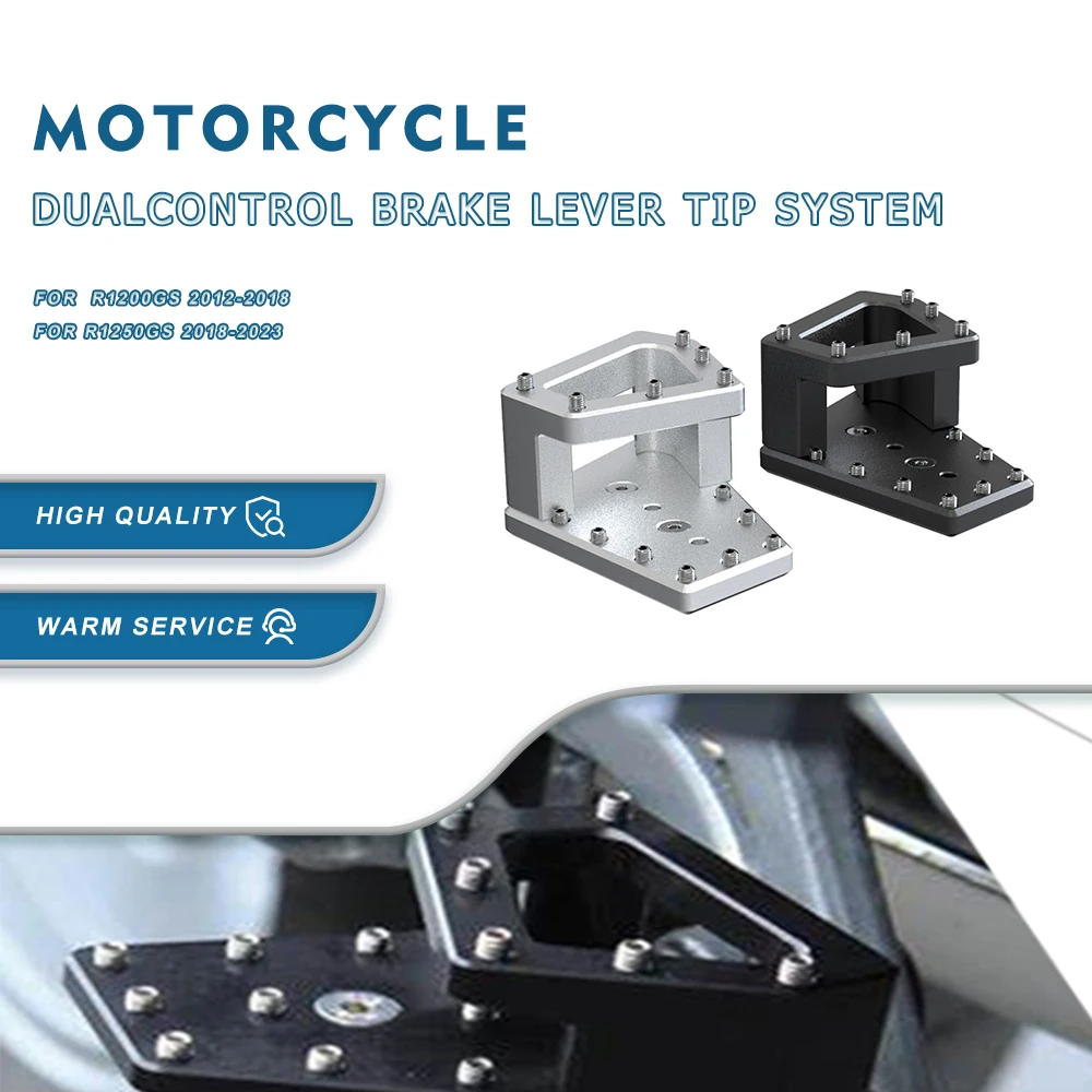 

For BMW R1250GS 2018-2023 R1200GS 2012-2018 R1250 1200 GS Motorcycle Dual Control Brake Lever Tip System Enlarger And Riser