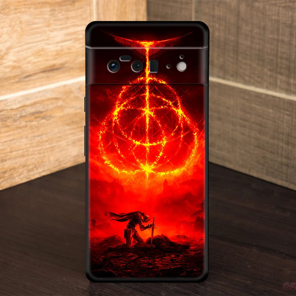 Чехол Elden Ring Art Для Google Pixel 6 6Pro 5a 4a 3 4 XL 5 Pro 4G 5G 4XL оригинальный матовый полностильный