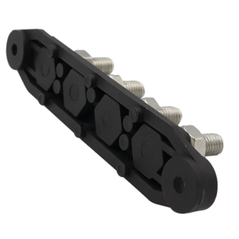 

250A 4 Terminals High Current Busbar Cable Box Auto Max Connection Amplifier Power Box Parts Red M10