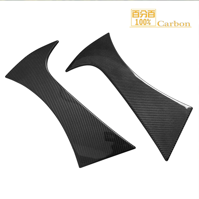 Сухой углеродный передний бампер боковое крыло плавники крышки отделка для Toyota