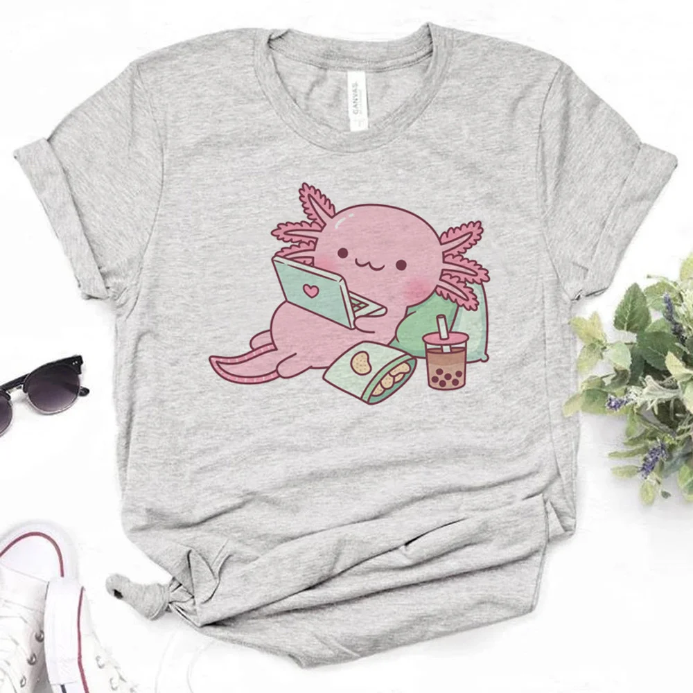 

Axolotl Tee women harajuku t shirt girl y2k streetwear clothing