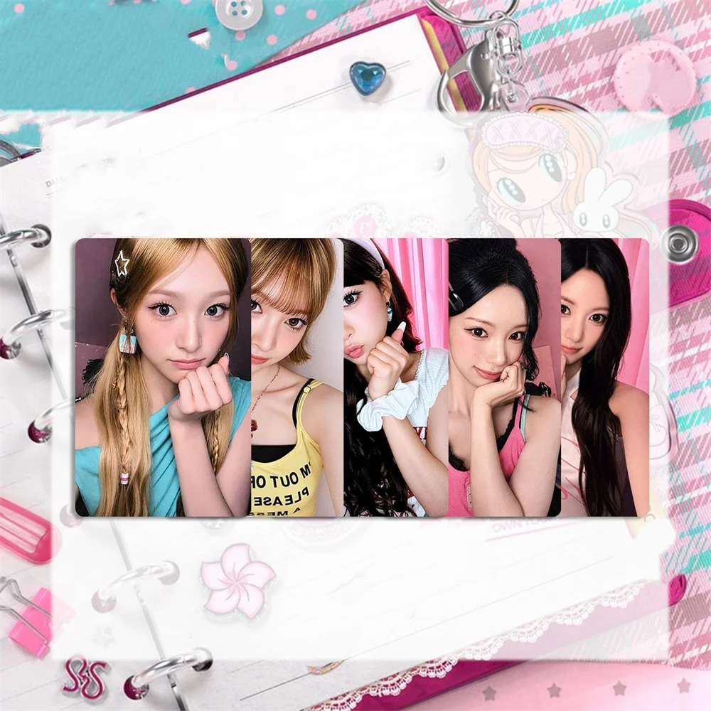 Фото Коллекционные мини-фотокарточки Pretty Girl RESCENE Lomo Cards HD, двусторонние декоративные карточки для фанатов Woni, Minami, Liv, May, Zena, подарок для поклонников №3