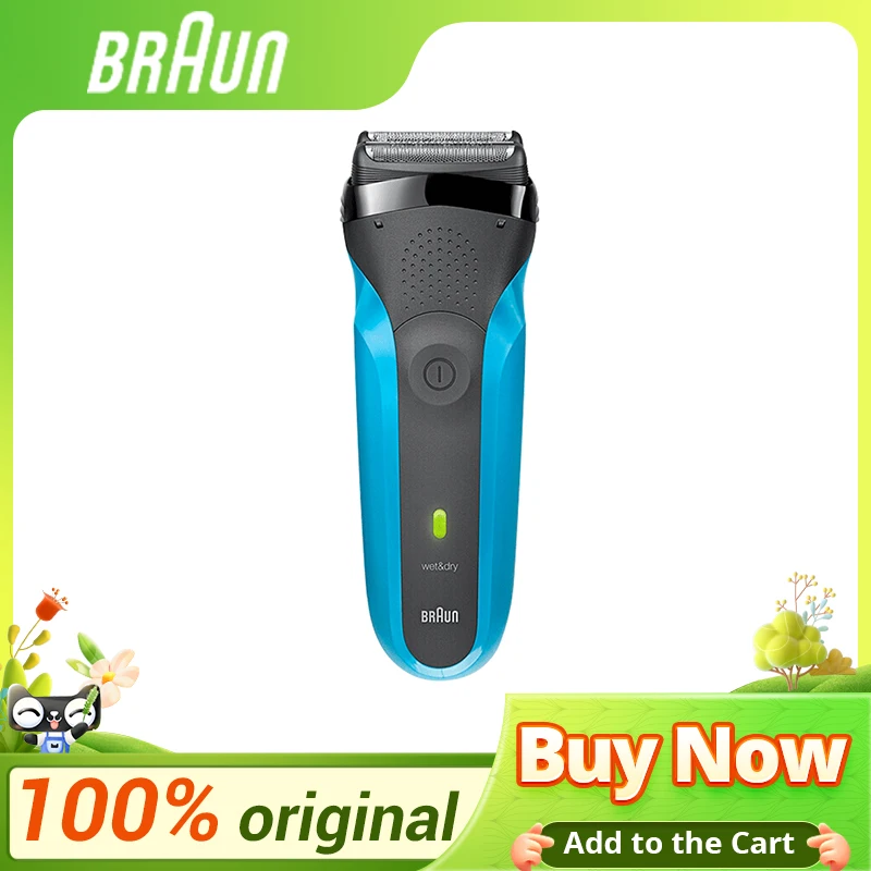 Series Dry Wet Shaving Triple Blade Reciprocating Razor With Precision Trimmer Fast Recharge