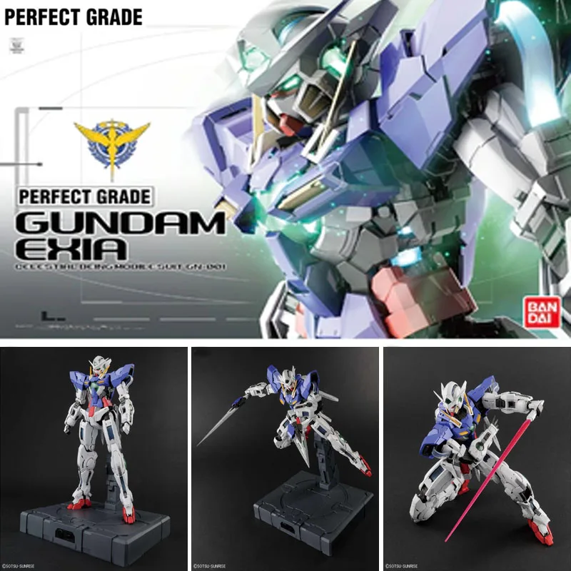 

Bandai Original Model Kit Gundam PG GN-001 GUNDAM EXIN 1/60 Normal Edition Anime Action Figure Assembly Model Toy Gift for Boys