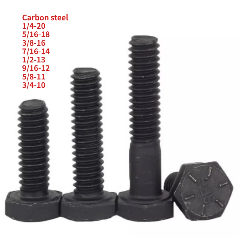 

UNC болты с шестигранной головкой из углеродистой стали