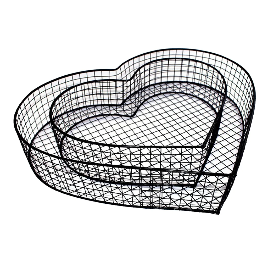 

Железный декоративный держатель для растений в форме сердца, цветов, суккулентов