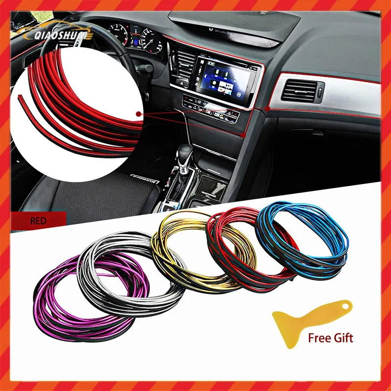 

5 meters Car interior decoration strip to send door panel decoration tools