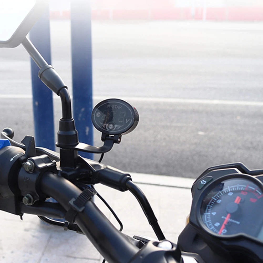 Электронный вольтметр для мотоцикла 12 В пылезащитные водонепроницаемые