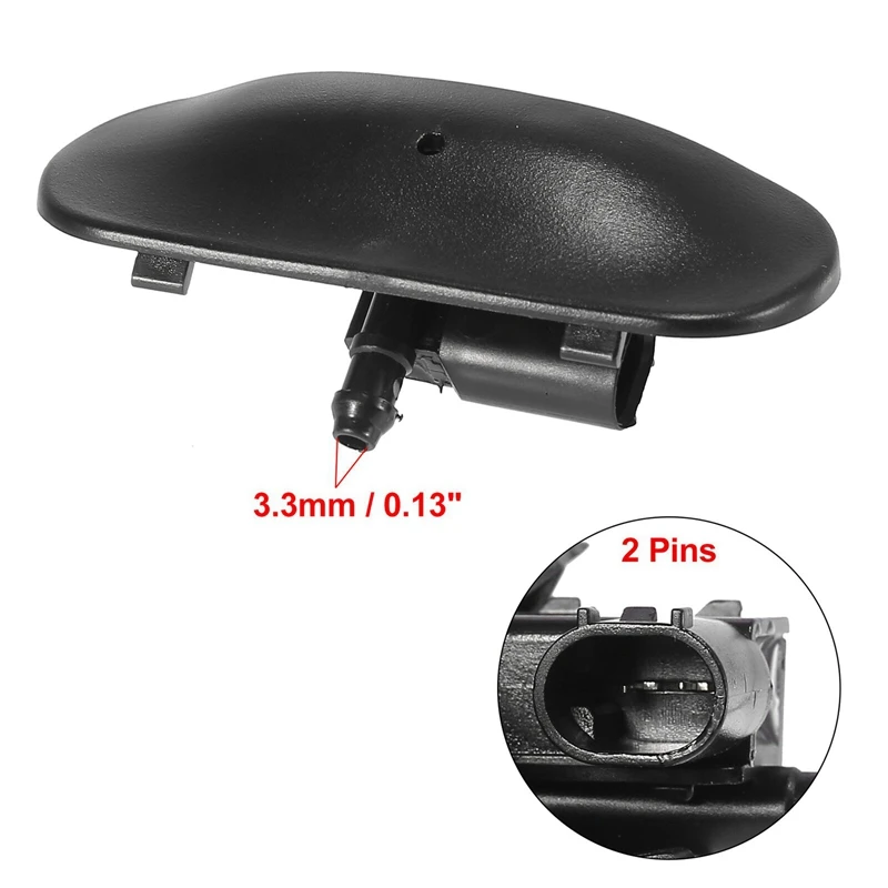 Насадка для омывателя лобового стекла 3X L & R 4G0955987A / 4G0955988A A6 C7 Allroad S6 RS6 2016-2018