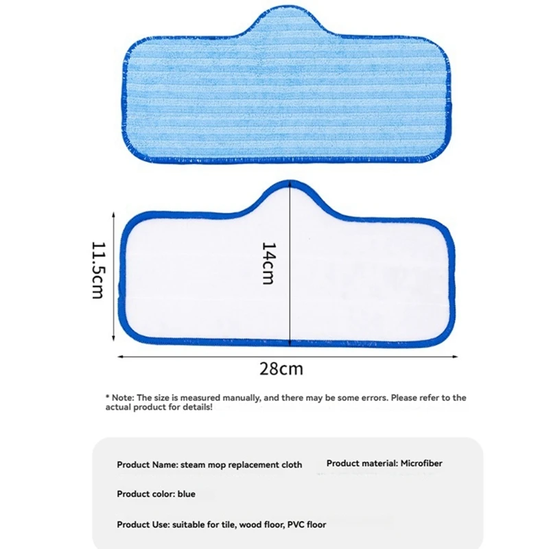 6 шт. подушечки для швабры из микрофибры Dupray Neat пароочиститель многоразового