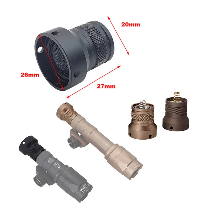 Быстрая доставка Surefire Защитная задняя крышка в сборе для M300 M600 M300V M600V Scout Light