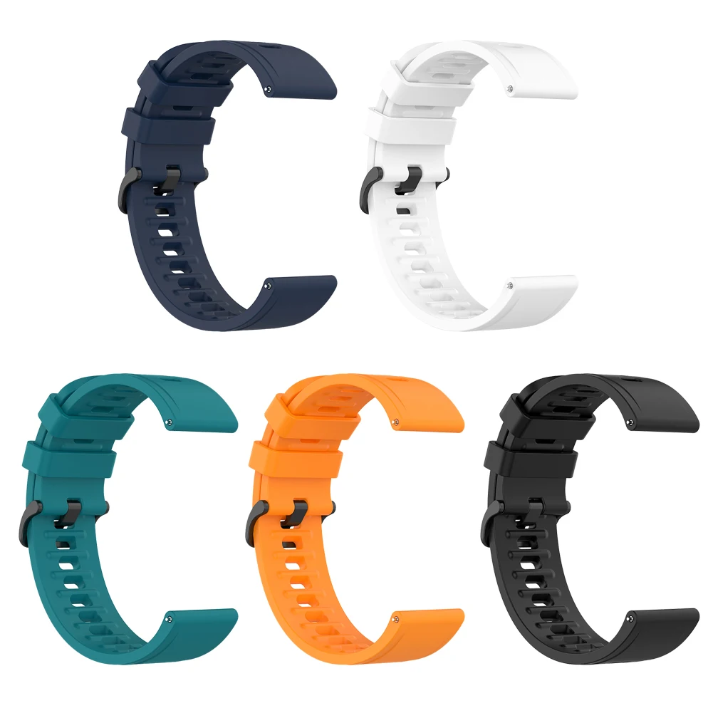 

22mm Silicone Band Strap for Xiaomi Mi Watch Color Replacement Wrist Bracelet