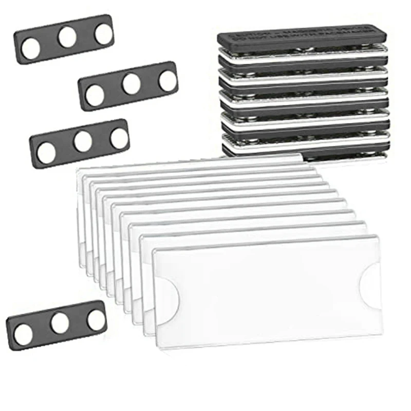 Набор Магнитных бирок с 3 сильными магнитами бирка именем/идентификационный