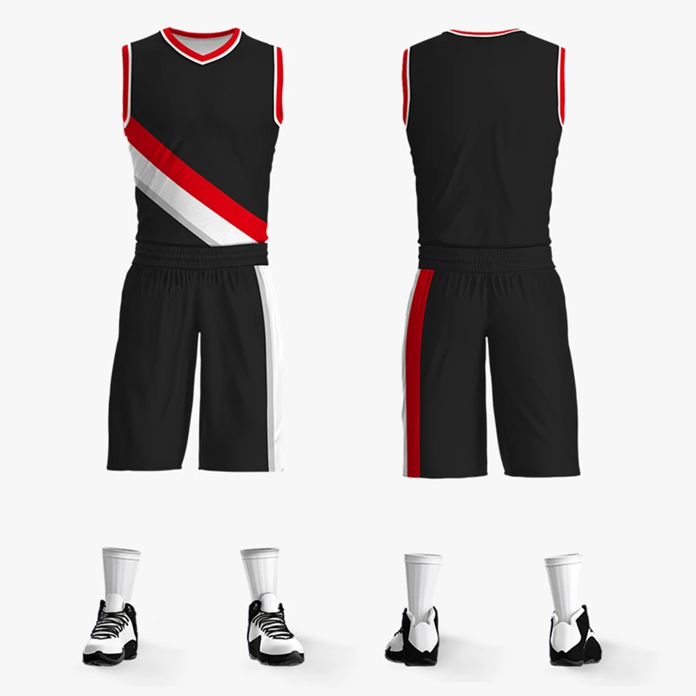2023 Summer New College Team Kit Sleeveless Top Quick Drying Breathable New Style Men Youth Basketball Clothing Customization