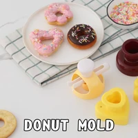 diy donut mold cake decorating tools non toxic plastic handmade desserts bread cutter maker baking supplies kitchen accessories