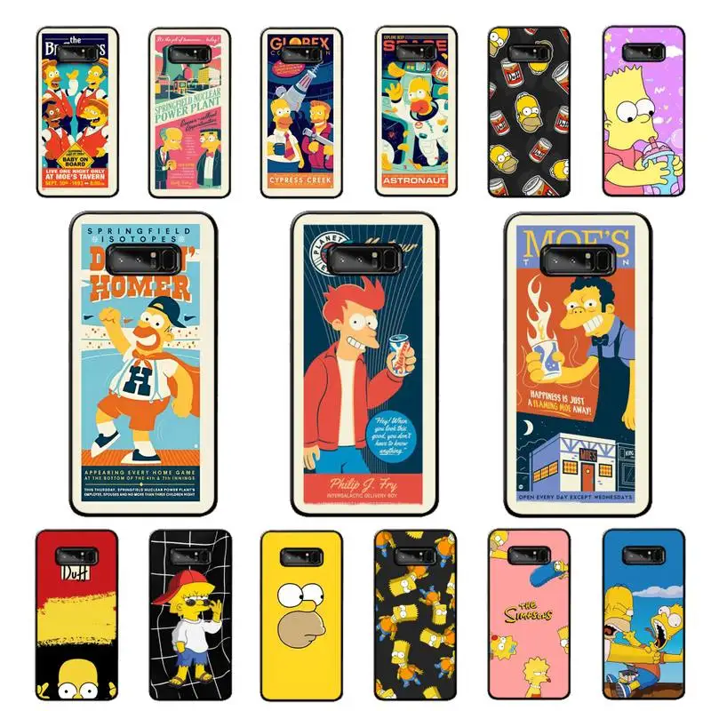 

Disney The Simpsons Phone Case for Samsung Note 5 7 8 9 10 20 pro plus lite ultra A21 12 02