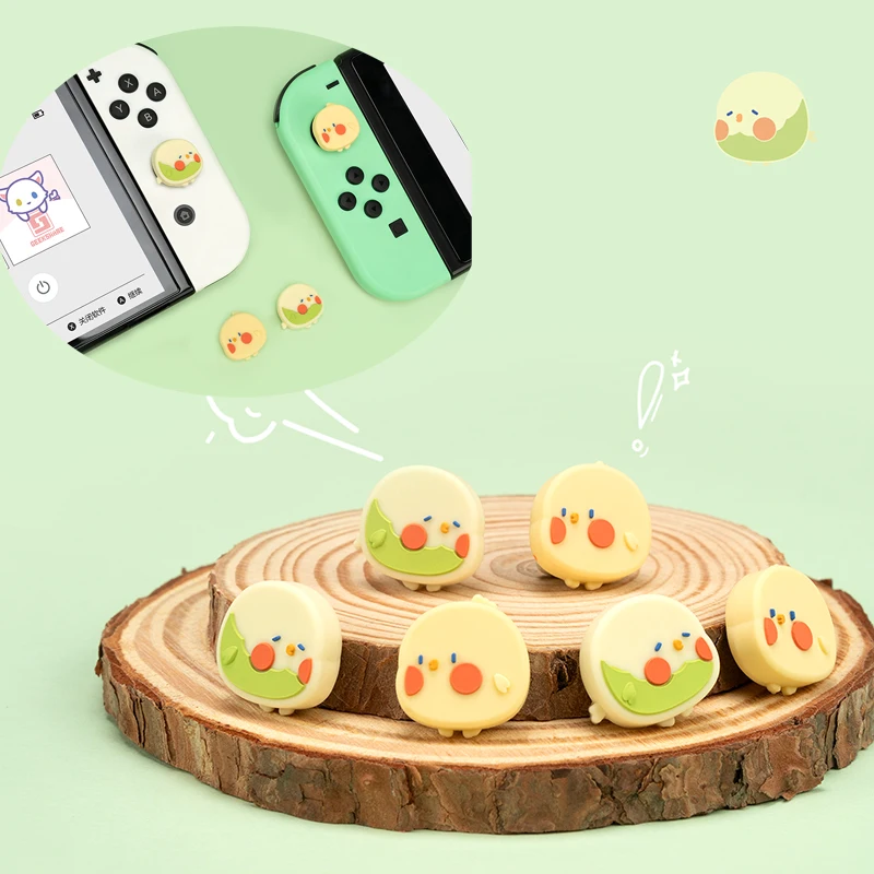 Колпачок на большой палец для джойстика Nintendo Switch OLED 4 шт