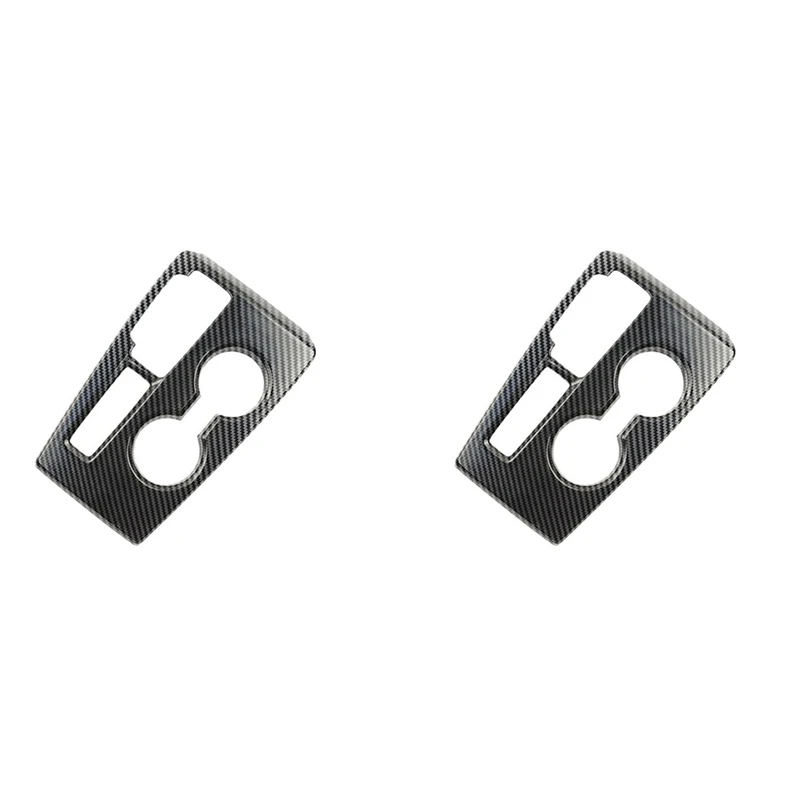 

2X For 11Th Gen Honda Civic 2022 Carbon Fiber Center Console Gear Shift Panel Cover Trim Decorative Sticker Accessories