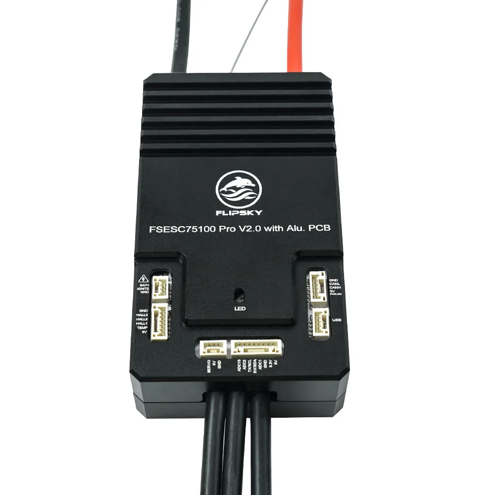 Фото Контроллер скорости 75100 Pro V2.0 Flipsky на базе VESC ESC с кнопочным переключателем для электросамоката и электровелосипеда, бесщеточный контроллер №3
