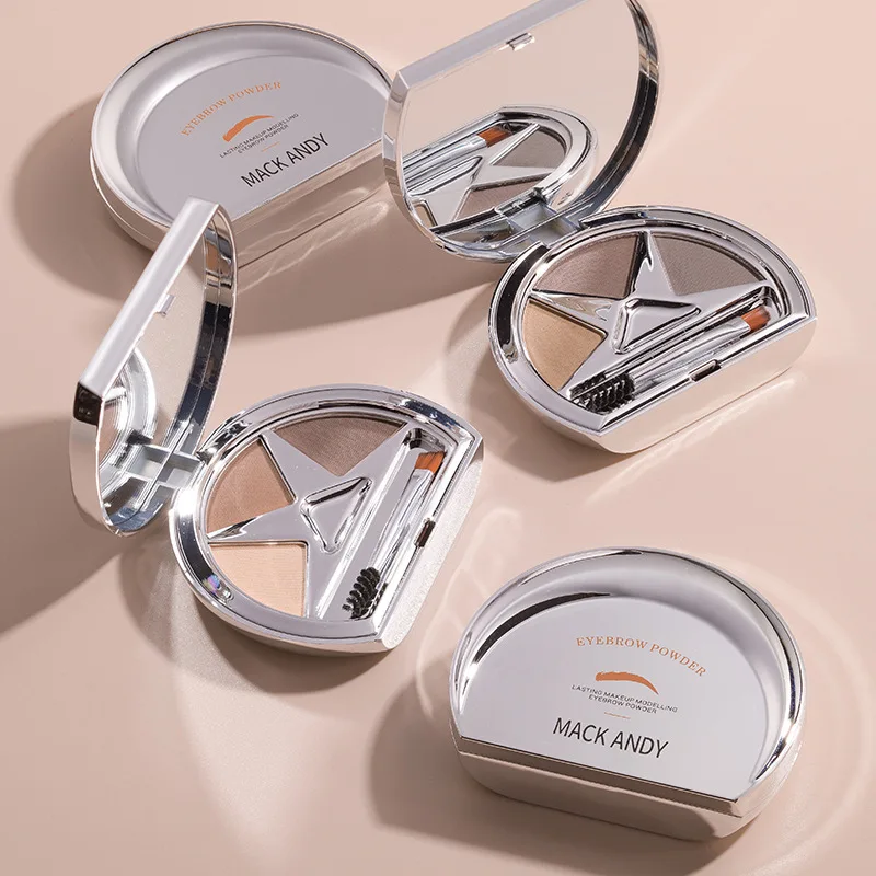 

Mack Andy 3 Colors Bronzer Eyebrow Powder Palette