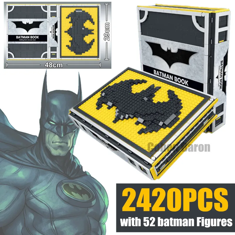 

New 2420PCS 52 FIGURES Heroes Movie Collections Book Building Blocks Bricks Figures Creative Toys Christams Gift Kid