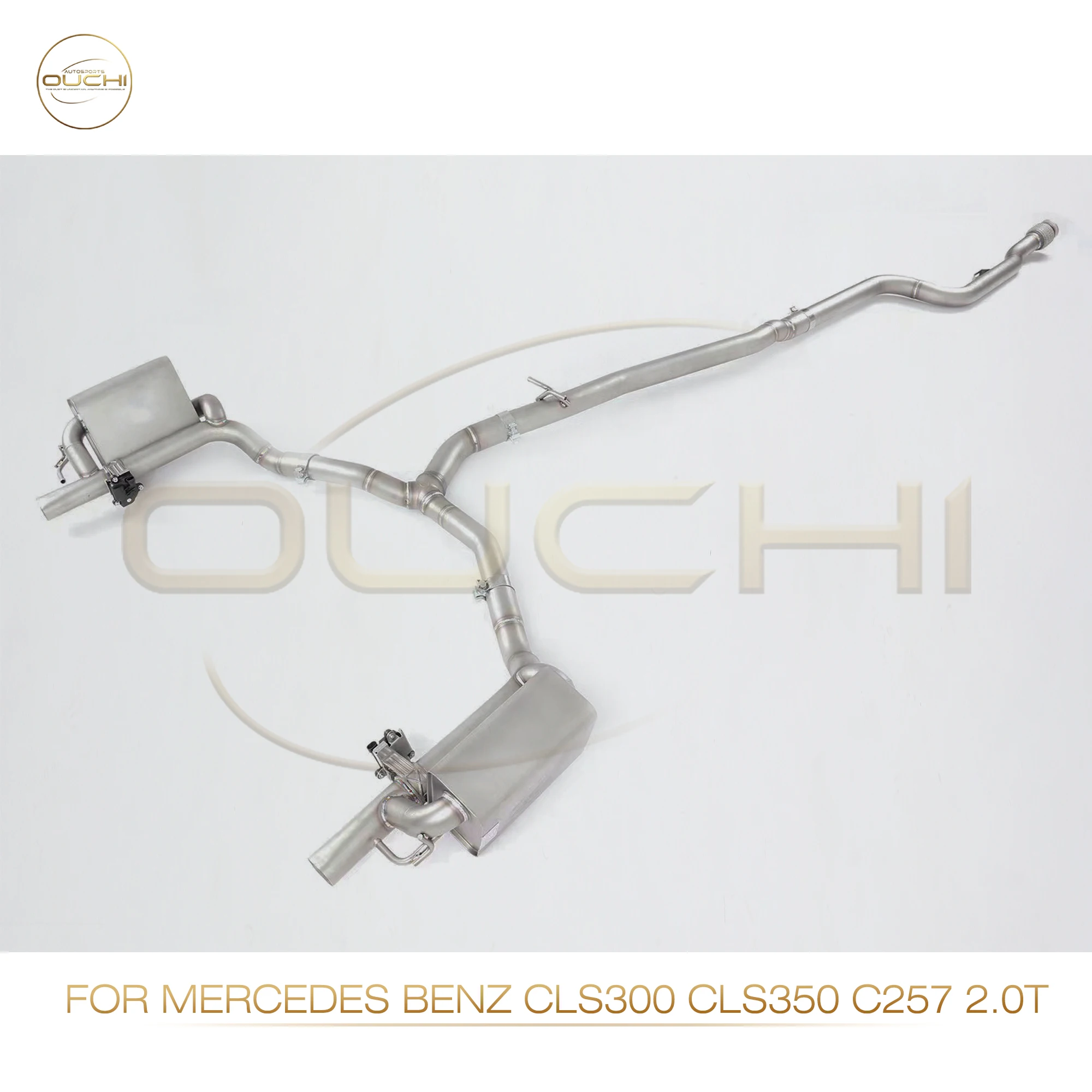 Выхлопная система OUCHI из нержавеющей стали эффективный Catback для Mercedes Benz CLS300 CLS350 C257