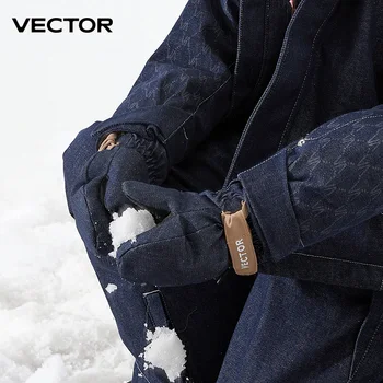 VECTOR Kids Winter Warm Gloves Windproof for Children Boys Girls Ski Cycling Climbing Outdoor Gloves Waterproof Hand Stuffiness 1