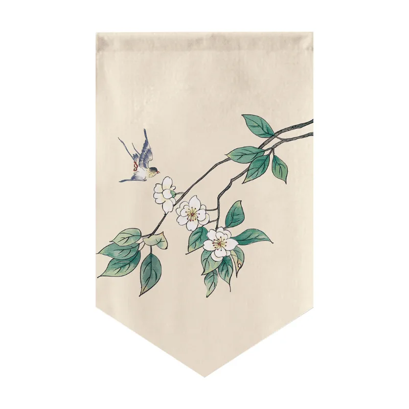 

Китайская хлопковая короткая занавеска для кухни