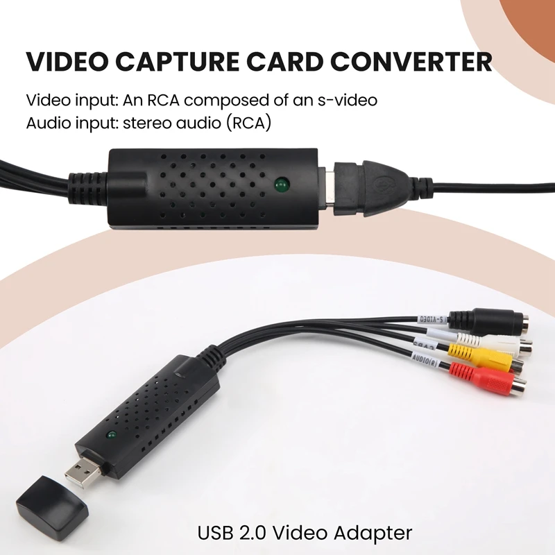 Easycap USB 2.0 Easy Cap Видео ТВ DVD VHS DVR адаптер захвата видео