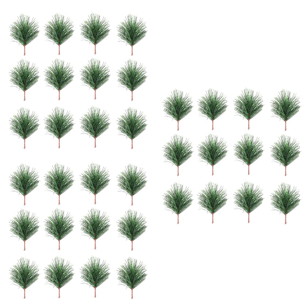 

72 Pcs Artificial Pine Branch Branches Decor Picks Christmas Indoor Plants Faux Tree Decoration Ornament Crafts Decorate