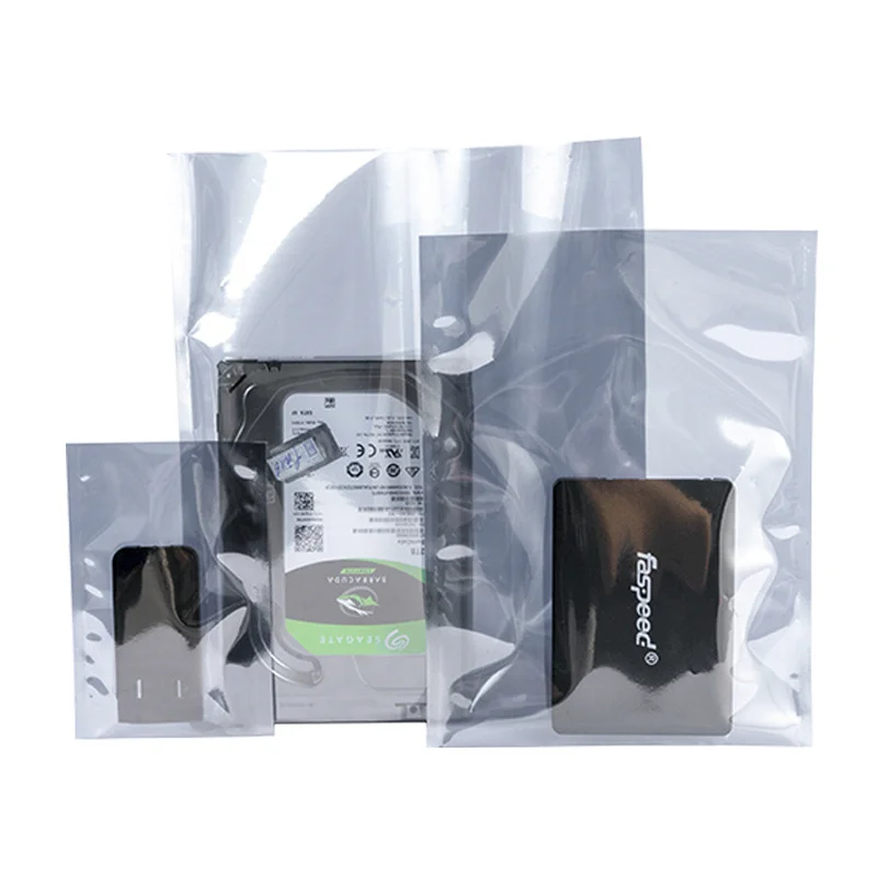 

Прозрачный антистатический экранирующий пакет для защиты от влаги электростатических продуктов ESD