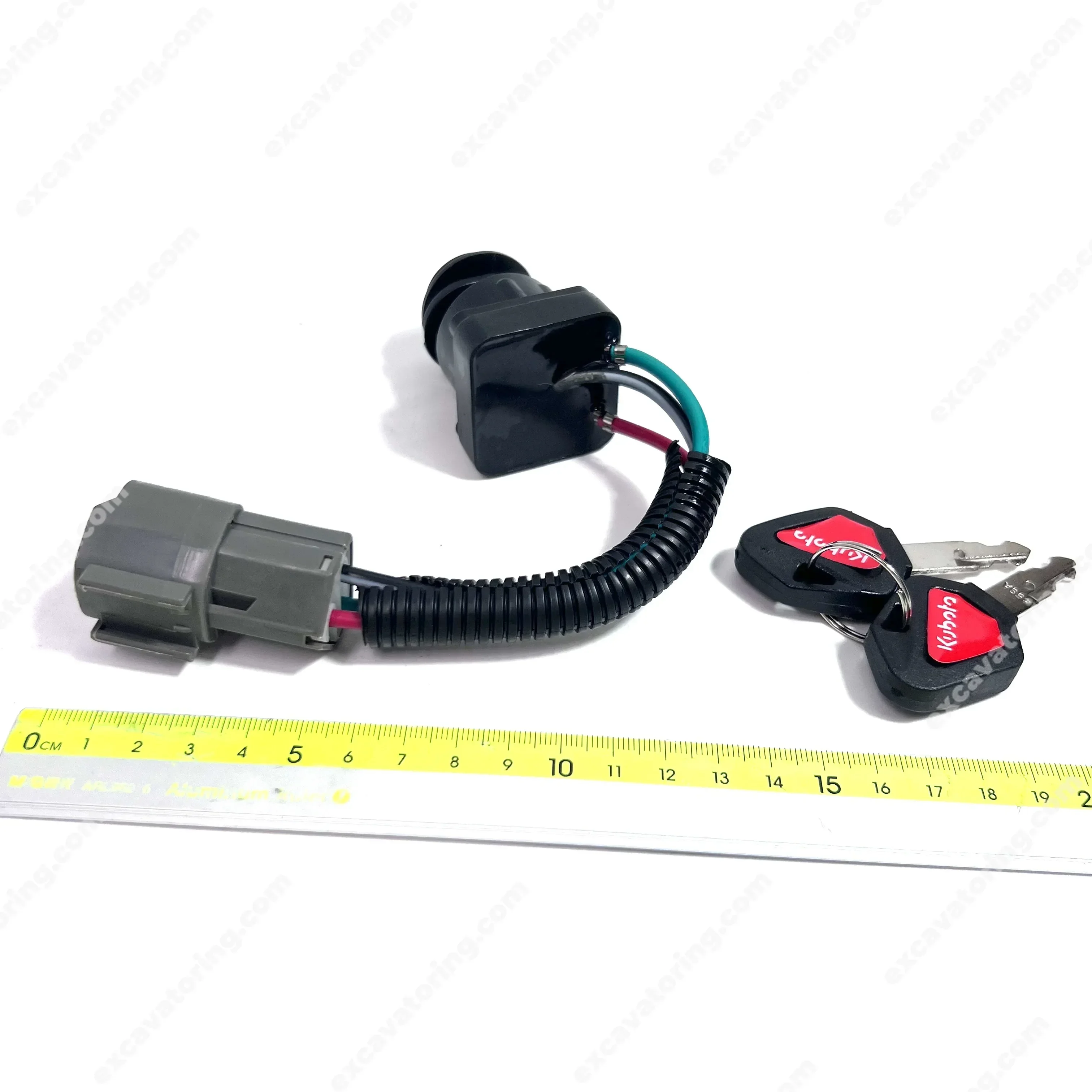 Для koparki Kubota U20 U25 U15 U30 Kx155 163 175 Универсальный переключатель зажигания Замок Ключ