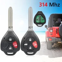 portable auto parts accessories durable 314mhz remote car key 3 buttons remote key fob 4 buttons