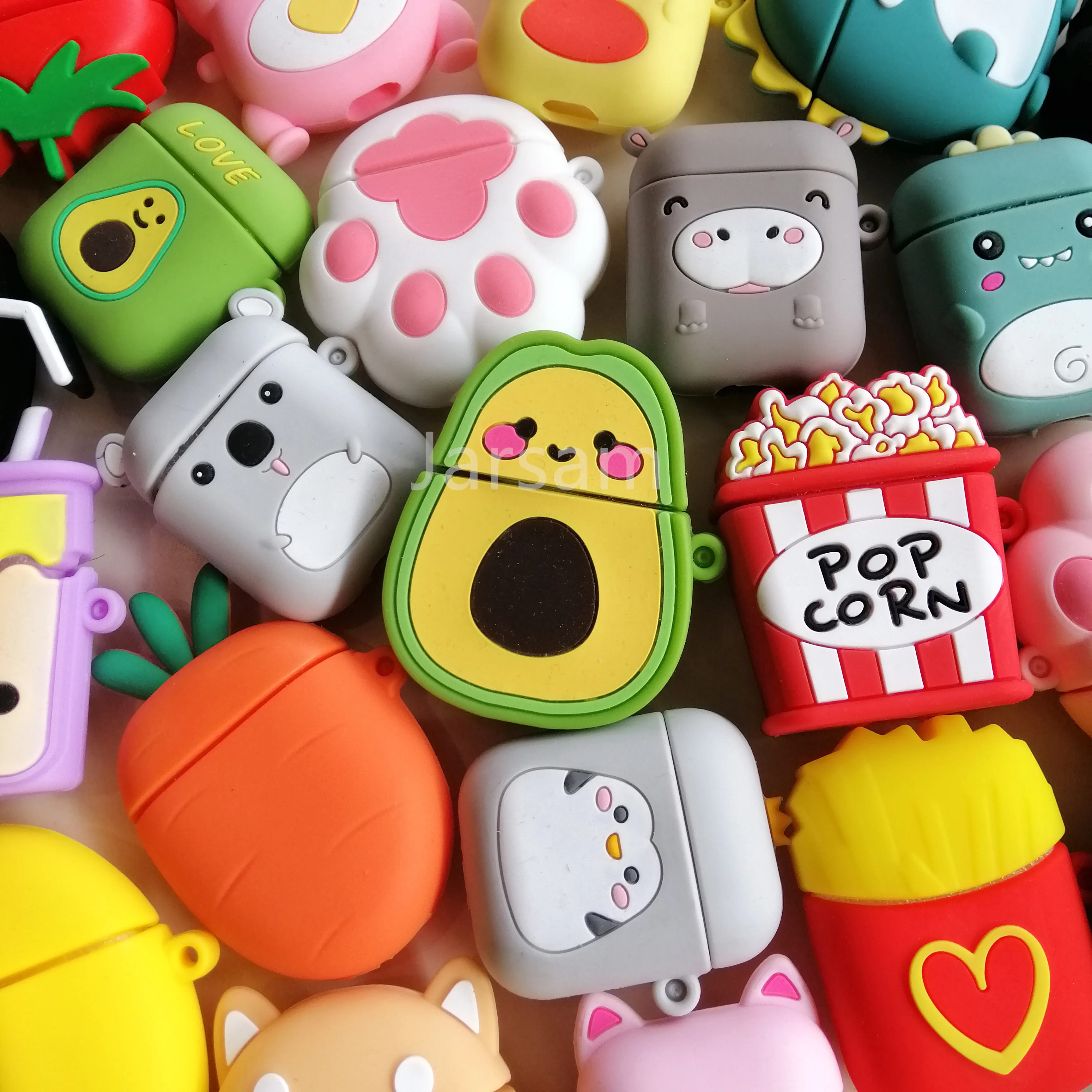 

Cartoon For airpods case Silicone Cover For airpods Case Cute Earphone 3D Headphone case Protective