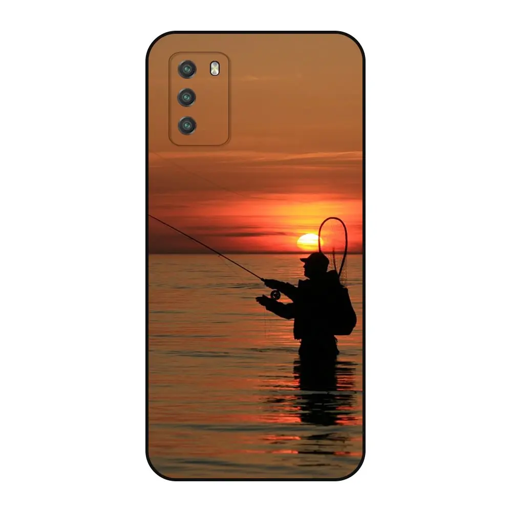 Дешевый мужской бампер для Xiaomi Poco M3 6 53 дюйма черный красивый Премиальный