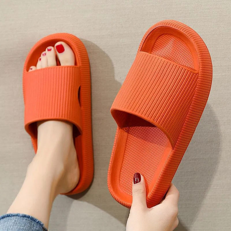 

Shoes Fashion Men Slippers Lovers Soft Sole Funny Anti-Slip Comfort Thick Platform Women House Zapatos De Mujer Footwear