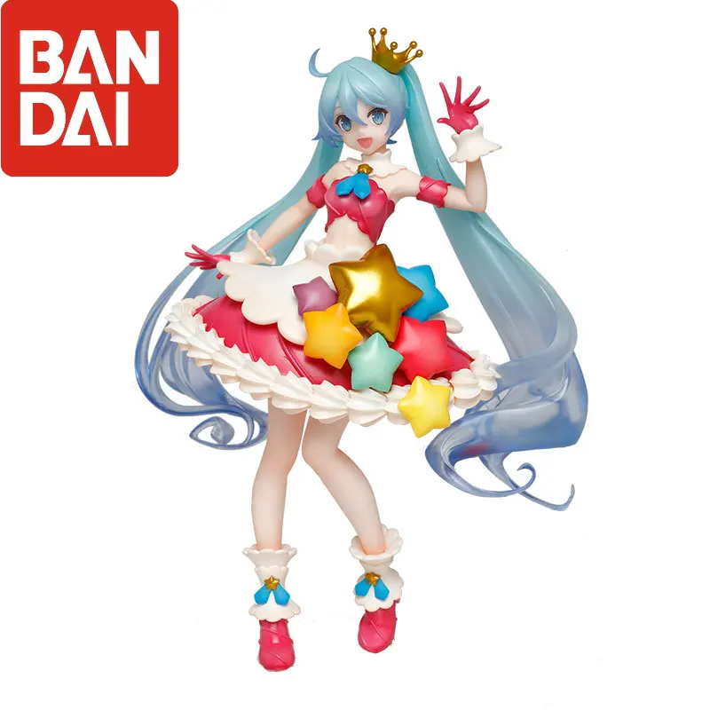 

Action Hatsune Figure Taito Tropical Birthday Cake Anime Figures Model Miku Kawaii Gifts for Friends Toys Exquisite Christmas