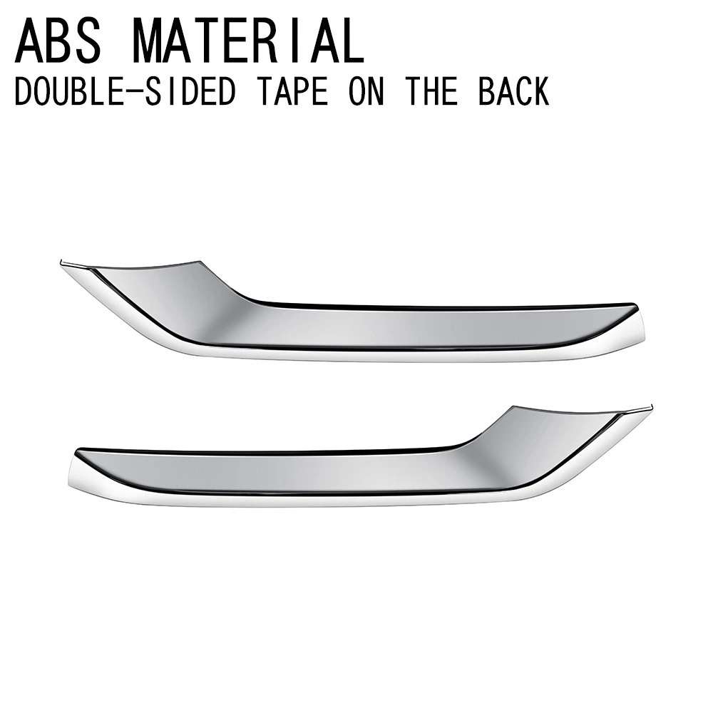 

Car Chrome Front Bumper Lower Grille Trim Strips Fog Light Cover Trim for Honda HRV HR-V Vezel 2021 2022