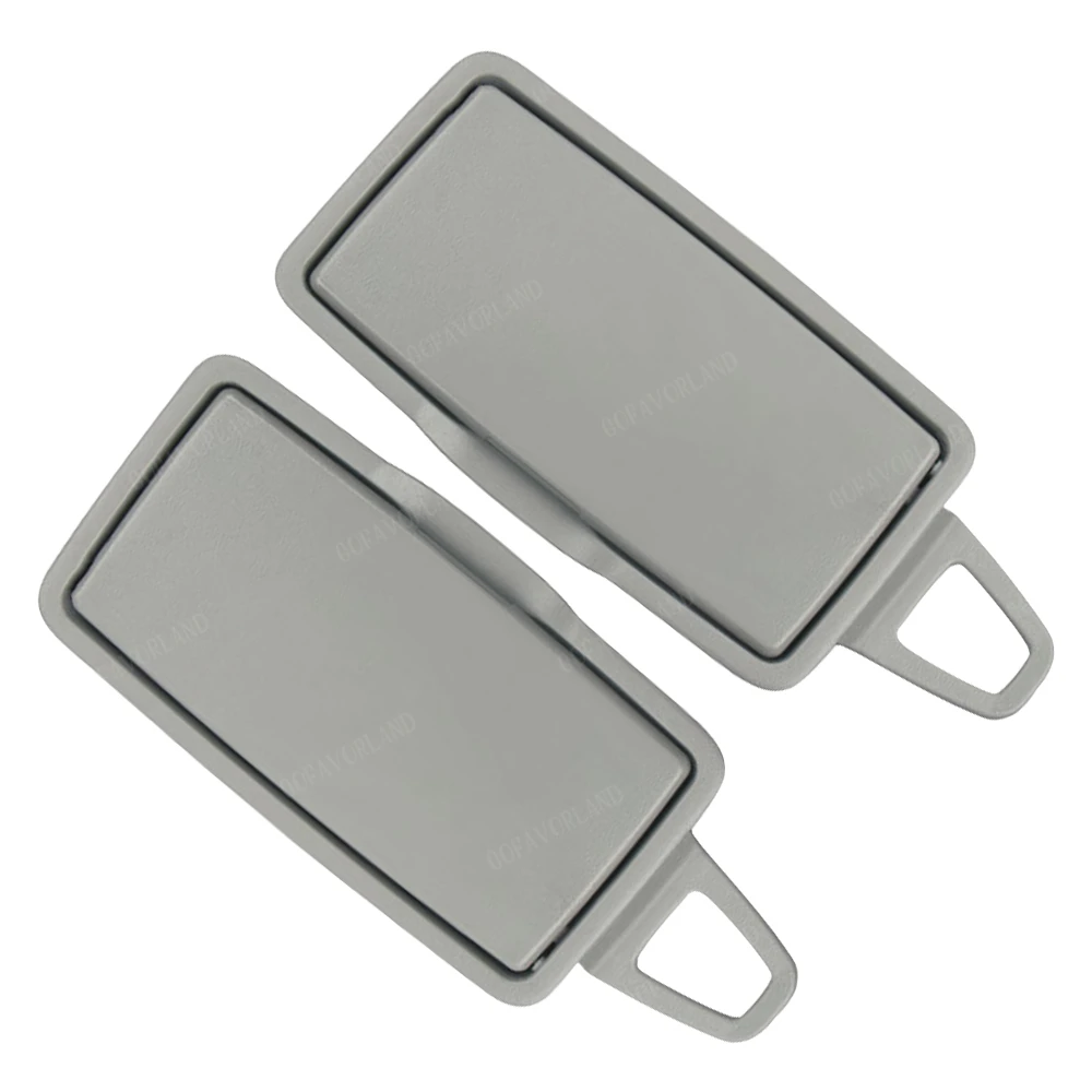 Серая пара левый правый солнцезащитный козырек косметическое зеркало для