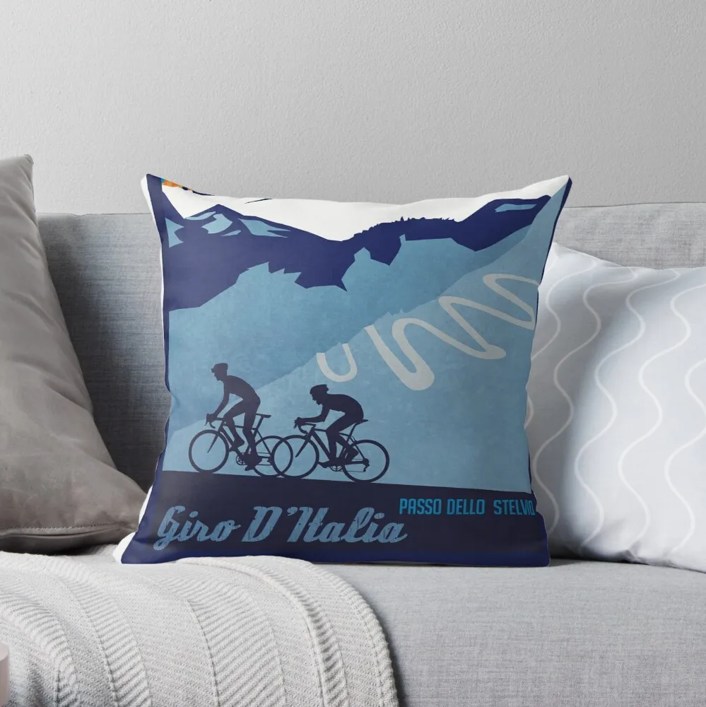 

Ретро-постер Giro D Italia с пассажиром велосипедный постер Декоративная Подушка Наволочка домашняя искусственная Обложка