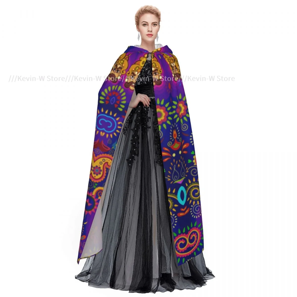 Фотофон с капюшоном индийская счастливая шоссейра средневековый костюм ведьма