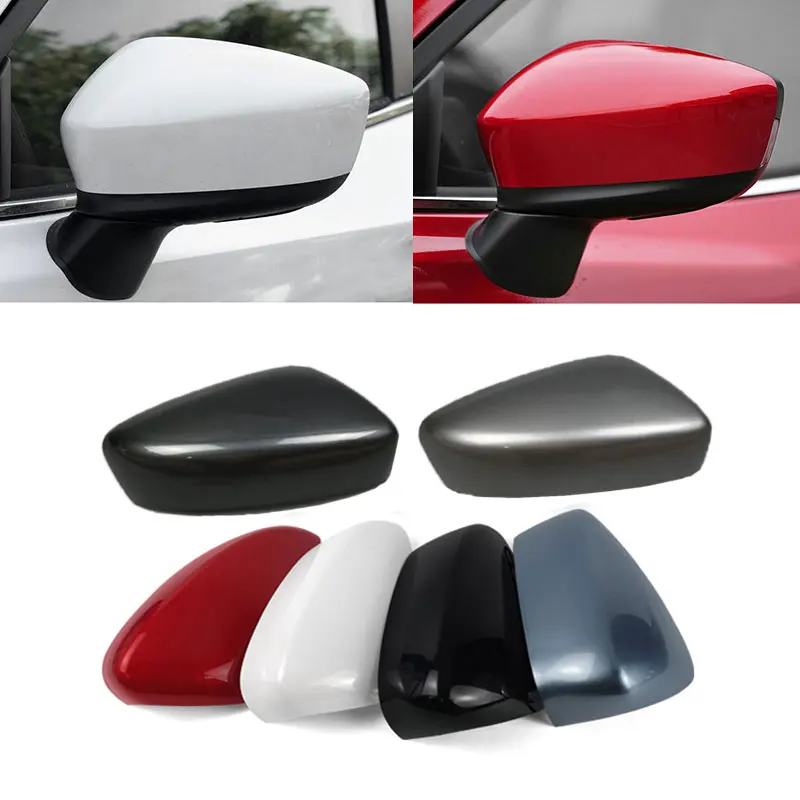 

Left Right Car Side Mirror Cover Shell Rearview Mirror Housing Cap for Mazda 6 Atenza 2013 2014 2015 2016 2017