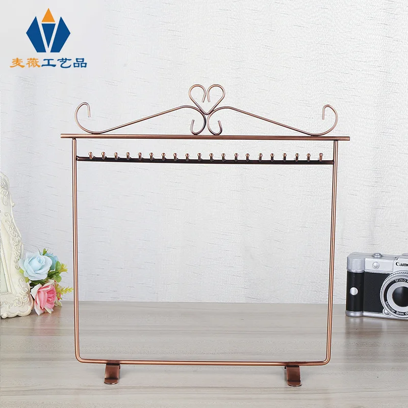 Iron Metal Jewelry Display Rack Directly Supplied By The Manufacturer Necklace Storage Rack Earline Rack Jewelry Display Rack
