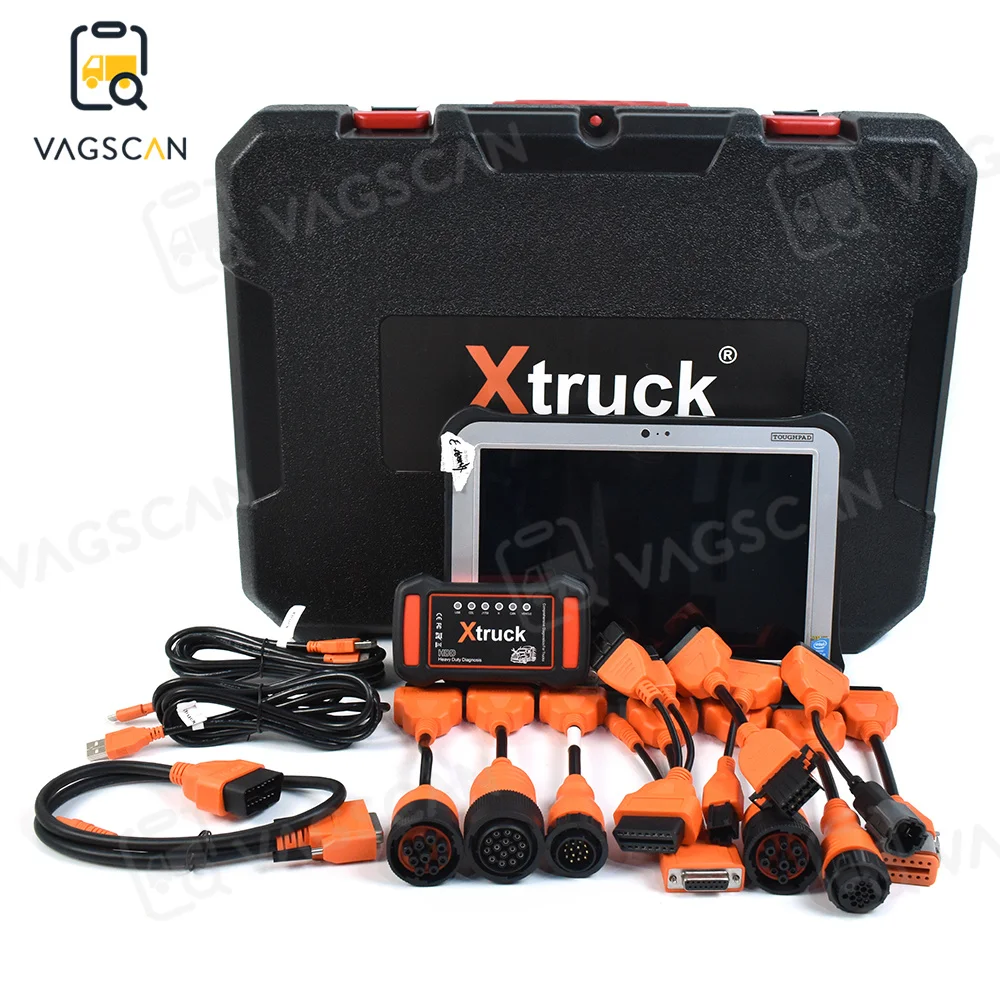 

Xtruck HDD Y009 Support Multi-language USB Connection with FZG1 Tablet 24v Heavy Duty Truck OBD2 Scanner Adapter Diagnosis Tools