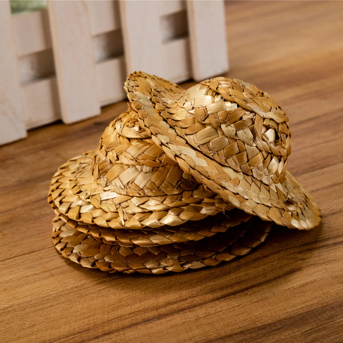 

10pcs Hats Craft Hats Ornaments for DIY Craft