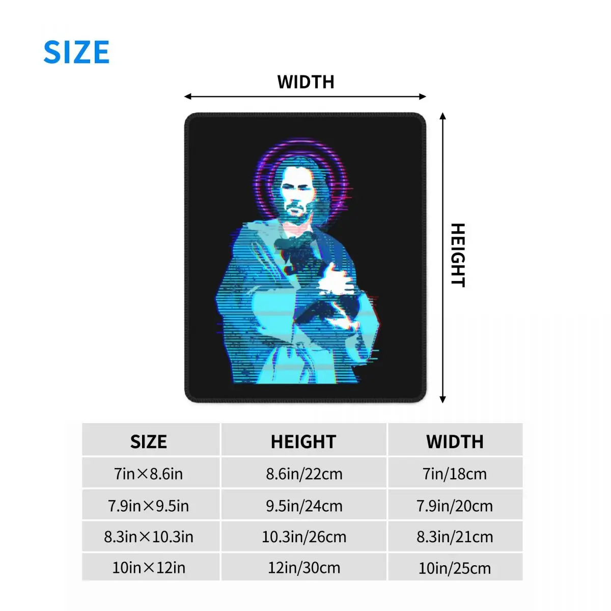 Пользовательский геймерский коврик для мыши с резиновой основой винтажный