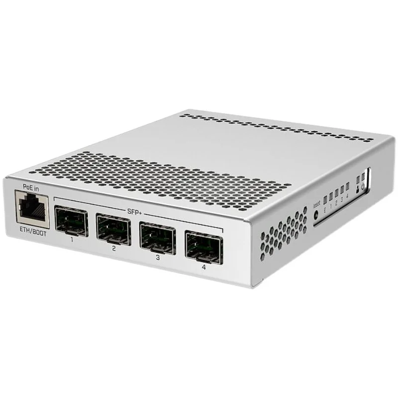 

MikroTik CRS305-1G-4S+IN Gigabit Five-port Intelligent Network Management Switch Metal Redundant Power Supply