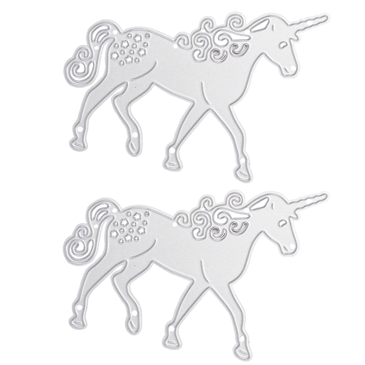 2 шт. стальная форма для ножа единорог штампы тиснение резка трафарет декор